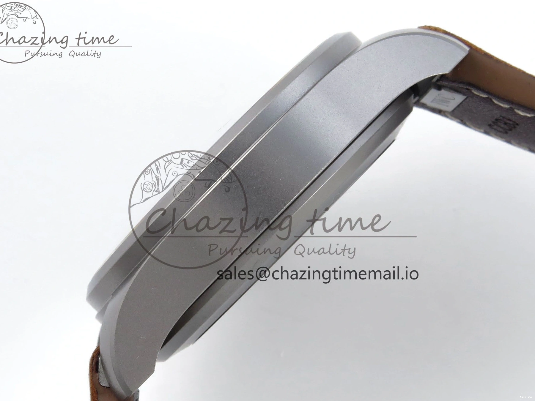 MIROTIME 0504 Big Pilot IW329701 M+F 1:1 Best Edition Black Dial on Brown Leather Strap MY RelaxedFit 7005